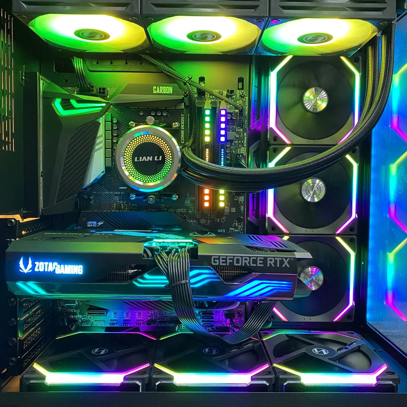 (Pre-Built) Lian Li O11 Razer Edition Gaming PC | AMD Ryzen 7 5800X w/ Zotac GeForce RTX 3070 AMP Holo 8GB GPU